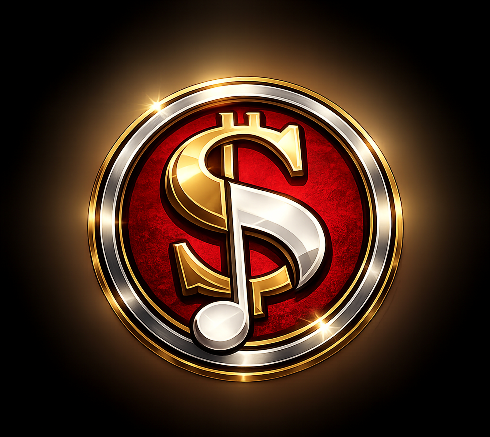 Circular music logo